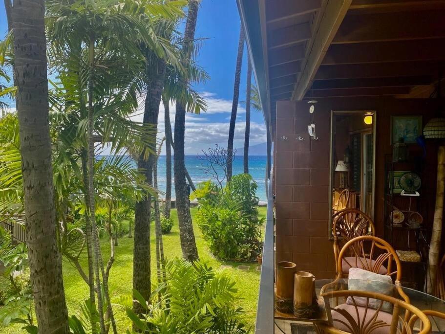 拉海纳Oceanfront With Aircon-Hear The Waves-Amazing Views-Wifi公寓 外观 照片