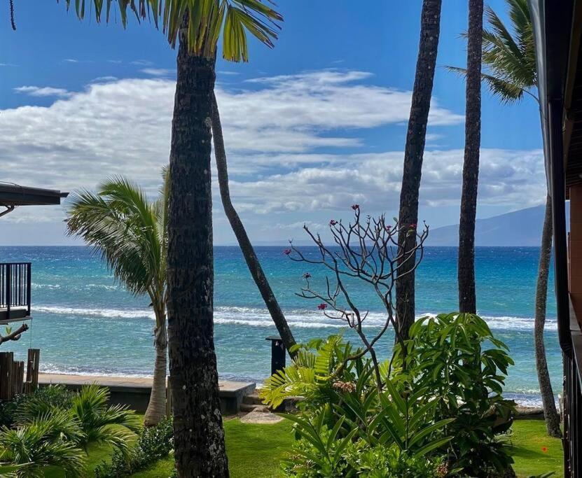 拉海纳Oceanfront With Aircon-Hear The Waves-Amazing Views-Wifi公寓 外观 照片