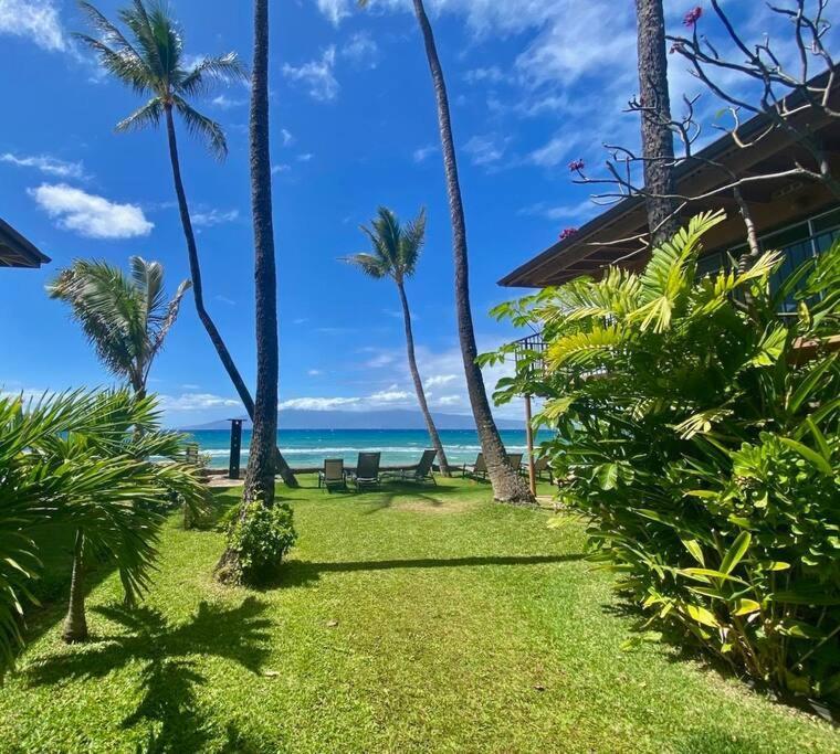拉海纳Oceanfront With Aircon-Hear The Waves-Amazing Views-Wifi公寓 外观 照片