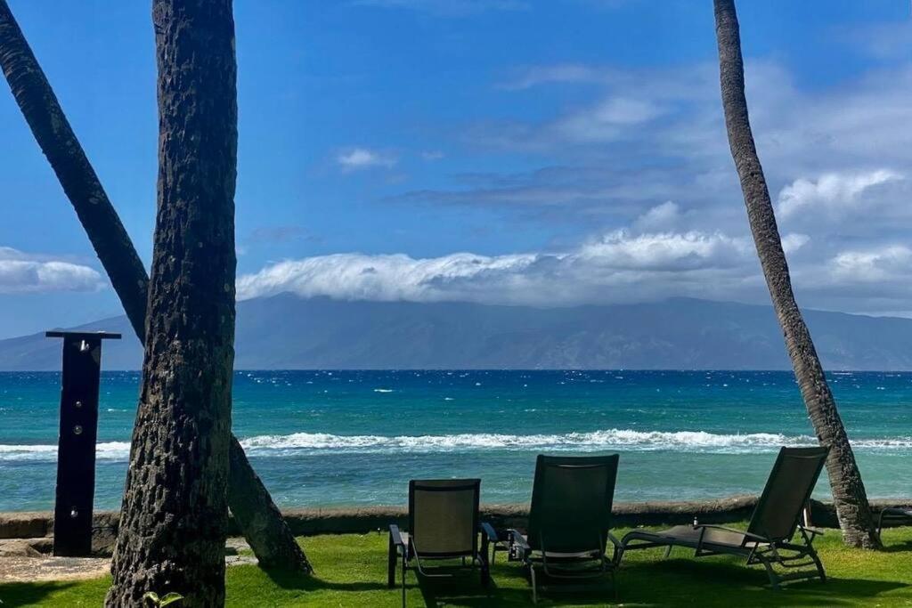 拉海纳Oceanfront With Aircon-Hear The Waves-Amazing Views-Wifi公寓 外观 照片