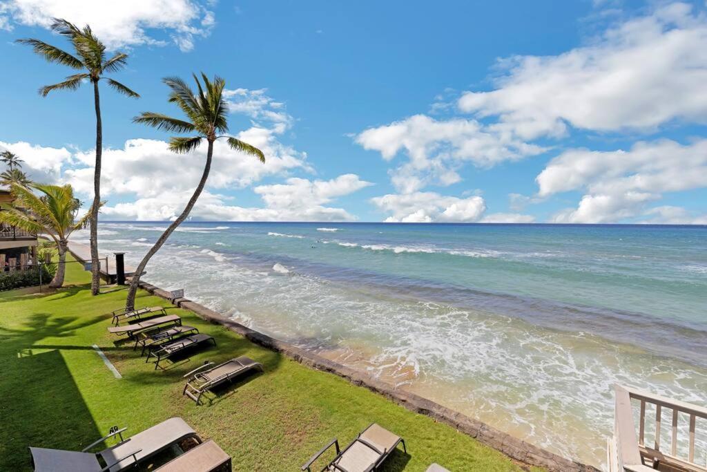 拉海纳Oceanfront With Aircon-Hear The Waves-Amazing Views-Wifi公寓 外观 照片